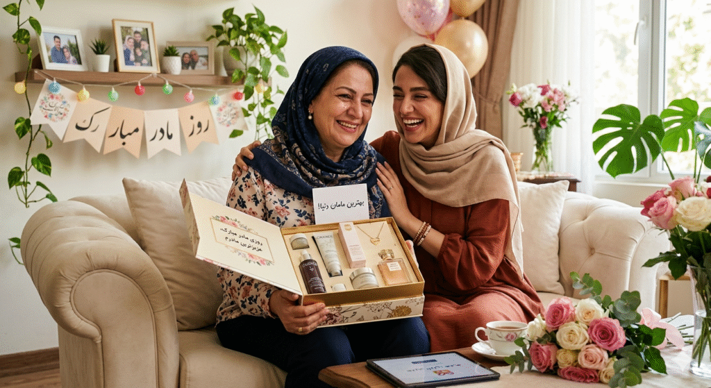 بهترین کادو تولد برای مادر؛ خرید آنلاین هدیه و باکس‌های لوکس روز مادر