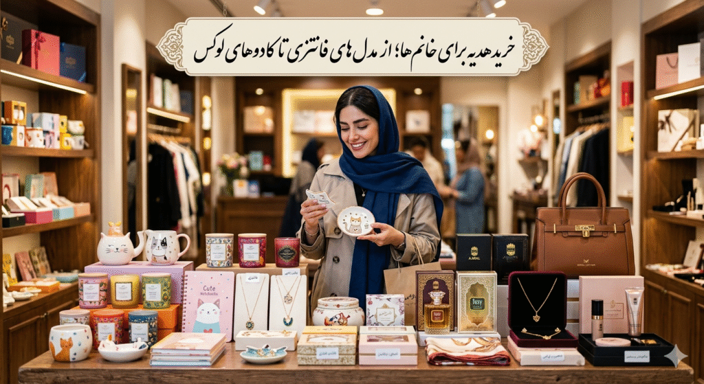 خرید هدیه برای خانم‌ها؛ از مدل‌های فانتزی تا کادوهای لوکس